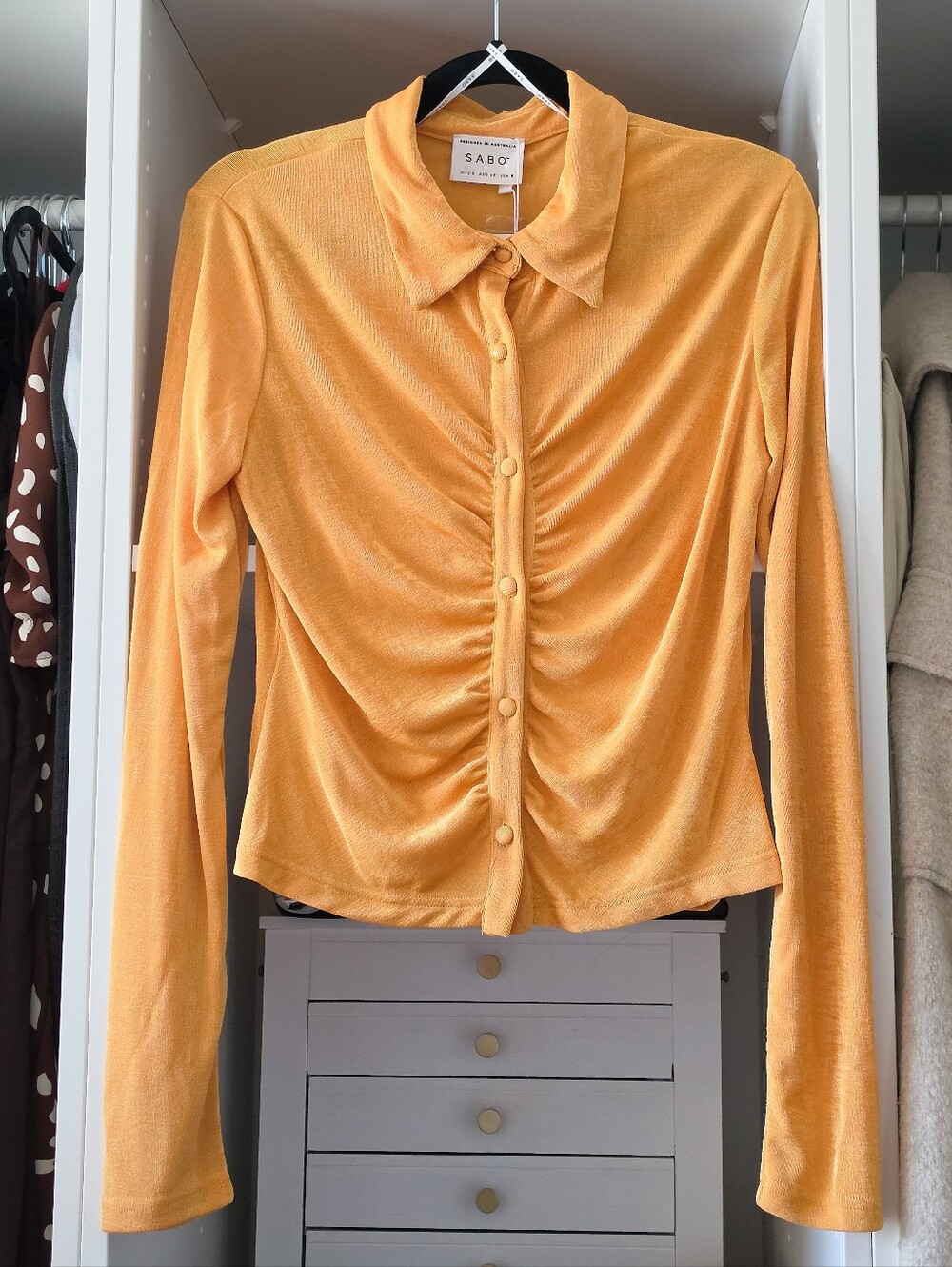 NWT SABO Button Down Top